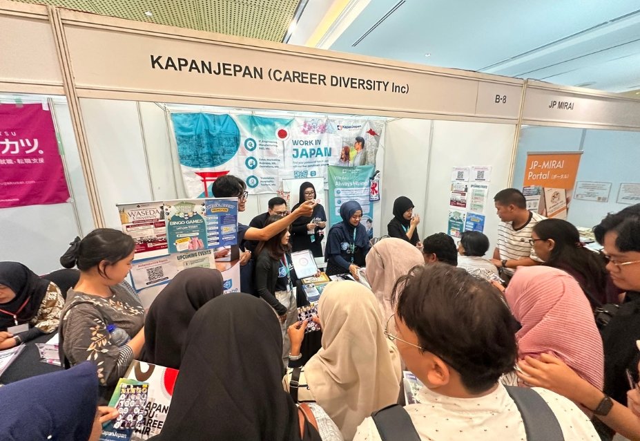 Hadir di JICC, KapanJepan fasilitasi konsultasi karier visa Gijinkoku, kelas EduLabo, & studi Jepang untuk 130+ pengunjung Edu & Career Fair 2026.